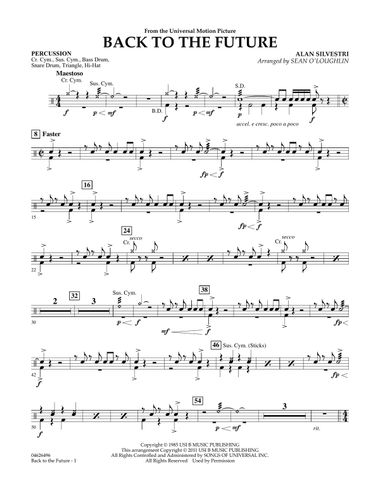Back To The Future - Percussion