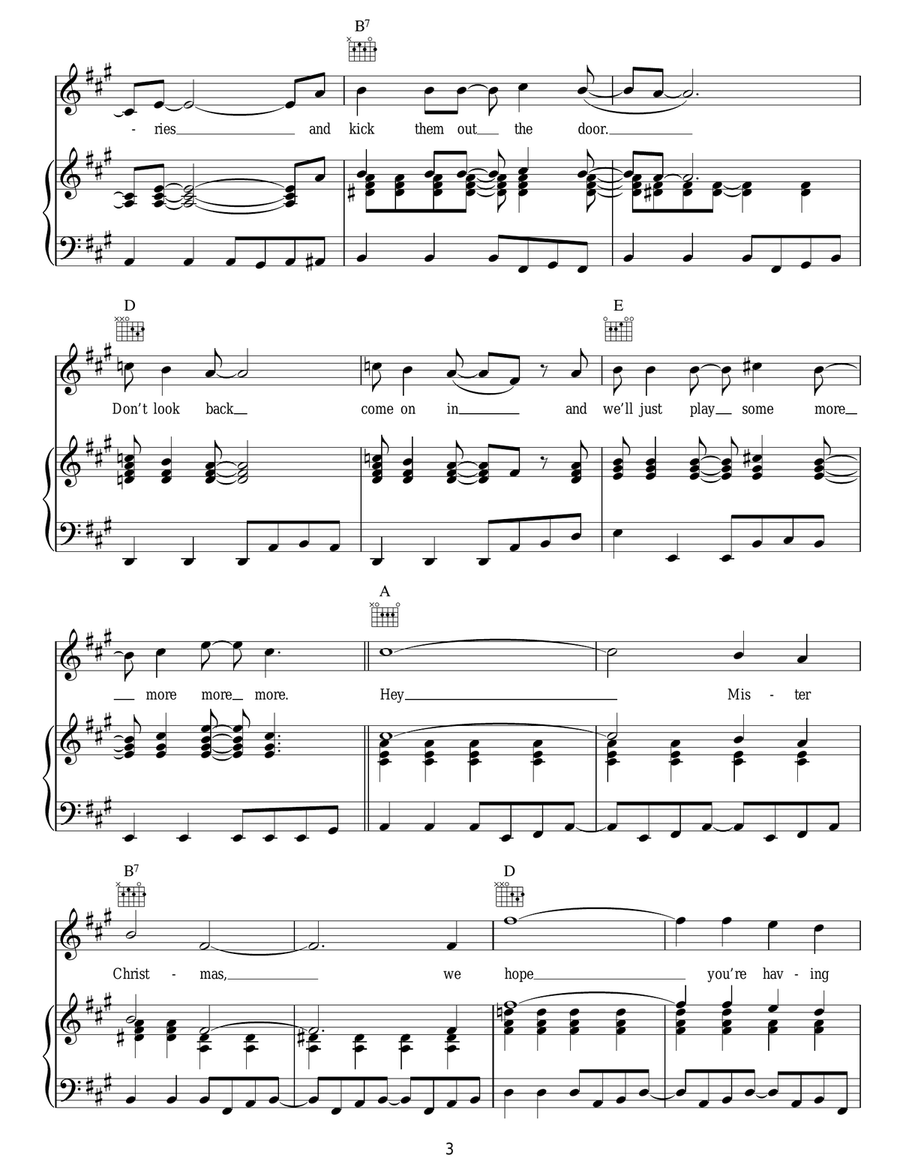 Hey Mr. Christmas Hey Mr. Christmas Acoustic Guitar scores gallery preview page 3