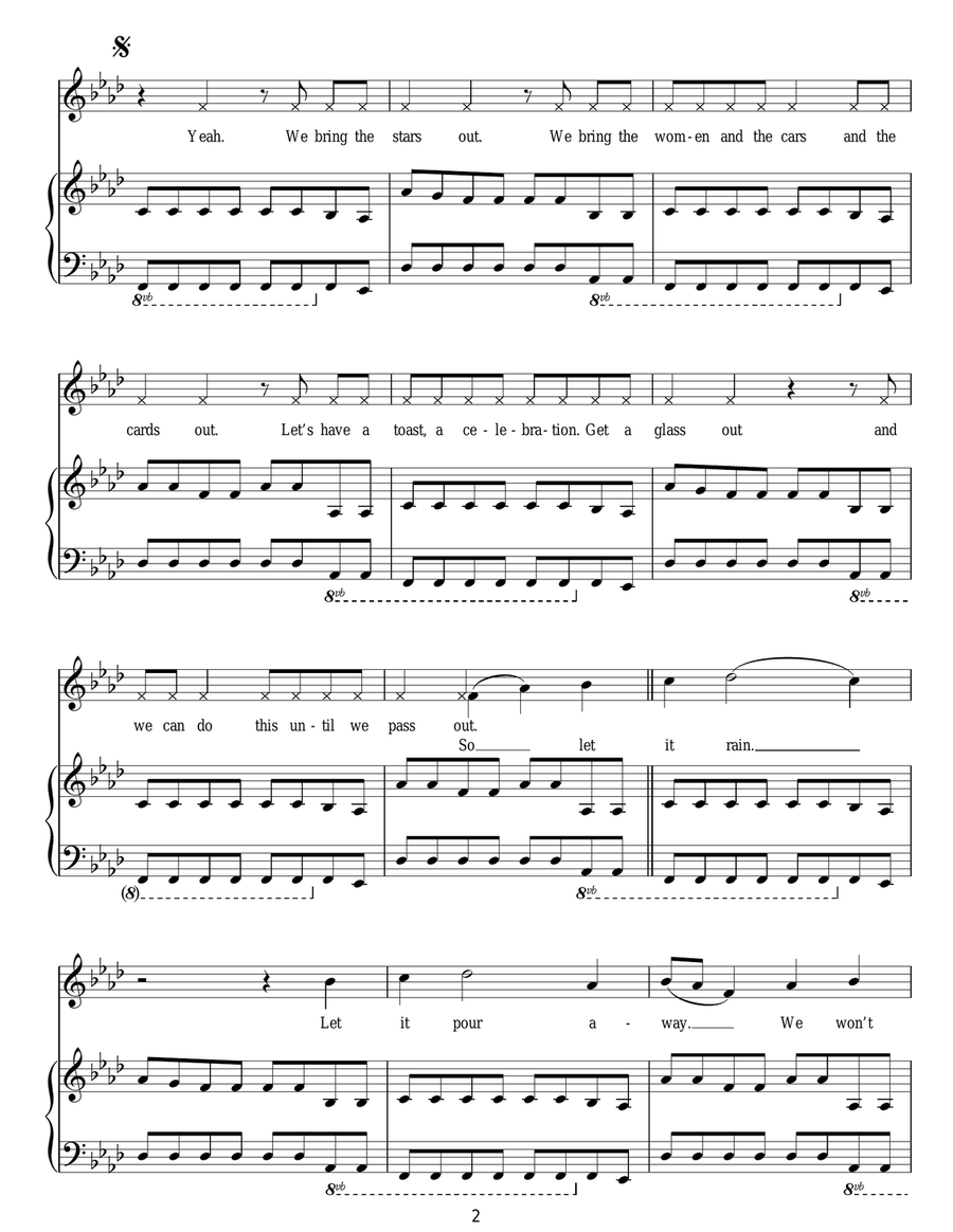 Pass Out Pass Out Acoustic Guitar scores gallery preview page 2
