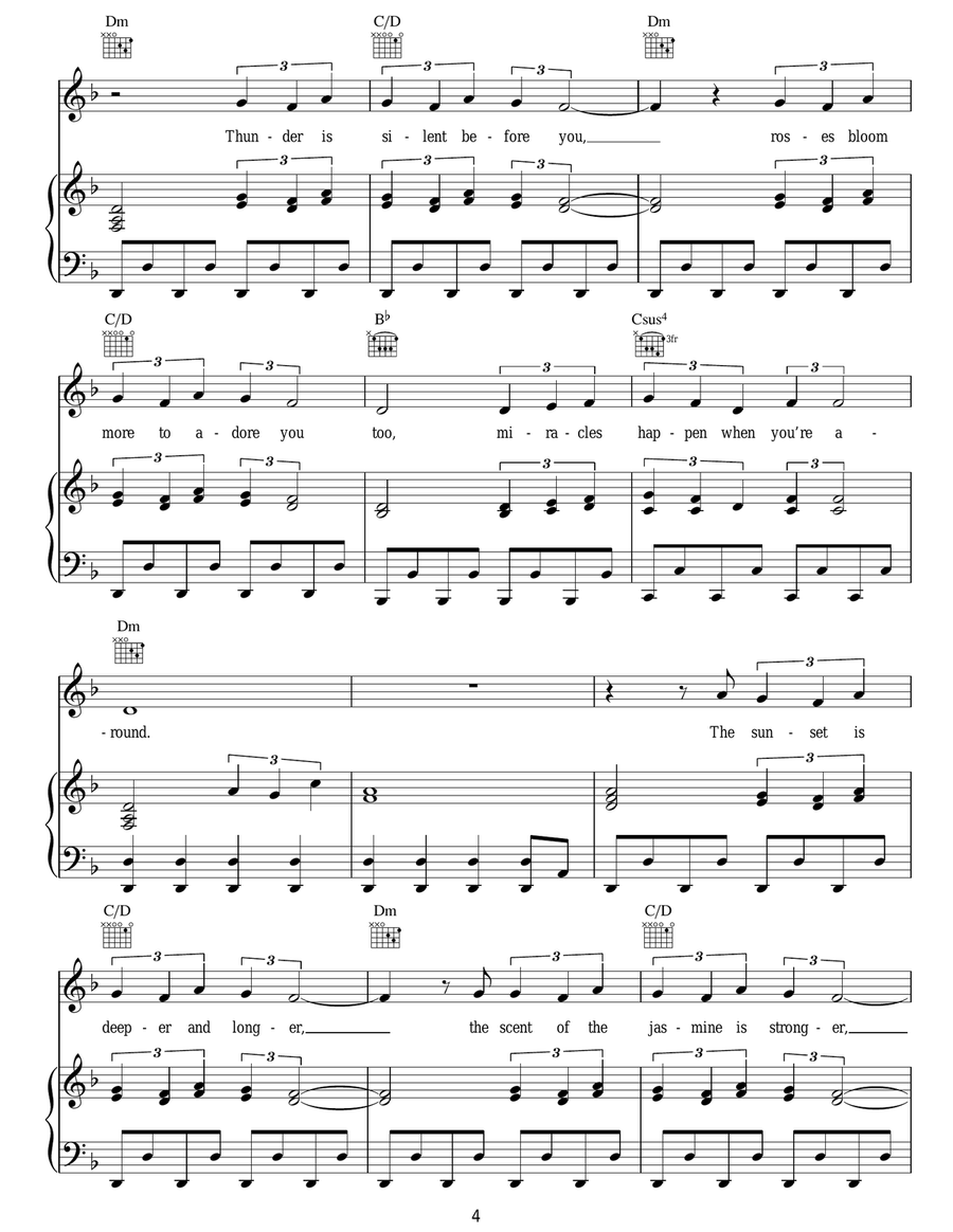 Miracles Acoustic Guitar scores gallery preview page 4