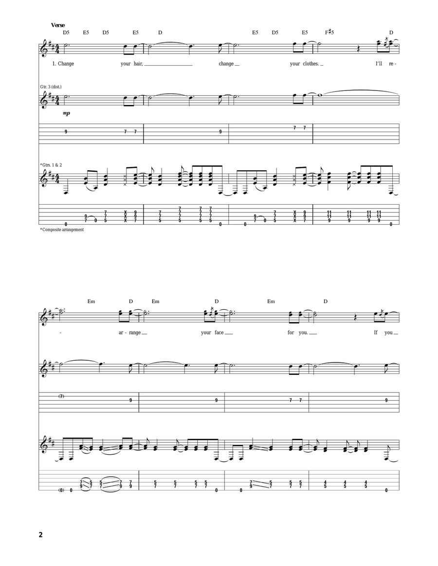 Blasteroid Blasteroid Acoustic Guitar scores gallery preview page 2