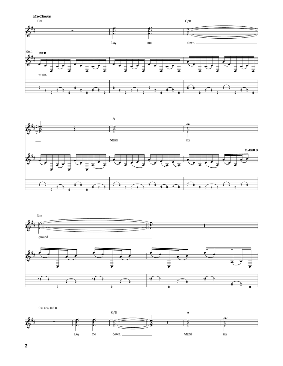 Bedazzled Fingernails Bedazzled Fingernails Acoustic Guitar scores gallery preview page 2