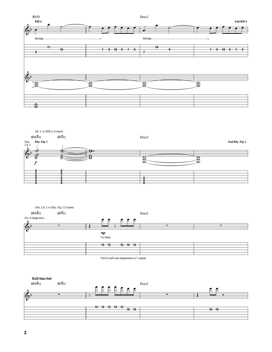 Stargasm Stargasm Acoustic Guitar scores gallery preview page 2