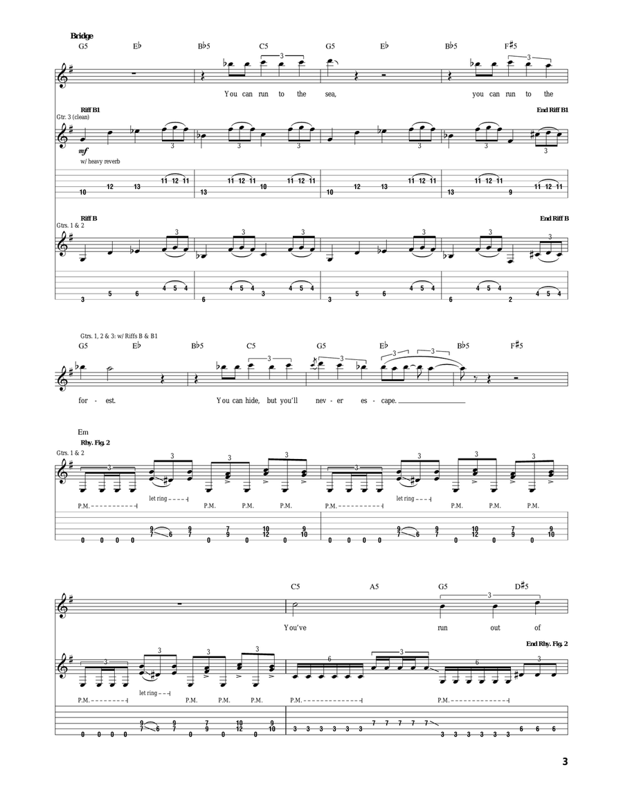 Black Tongue Black Tongue Acoustic Guitar scores gallery preview page 3