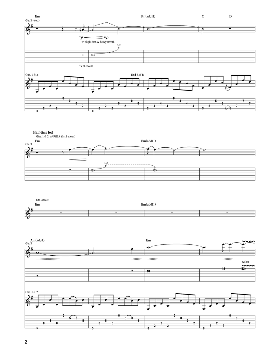 The Sparrow The Sparrow Acoustic Guitar scores gallery preview page 2