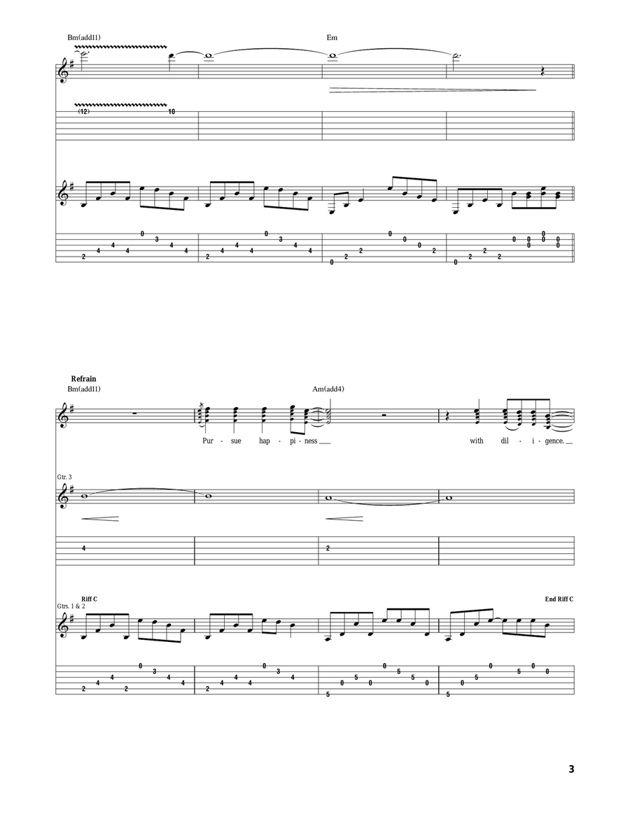 The Sparrow The Sparrow Acoustic Guitar scores gallery preview page 3
