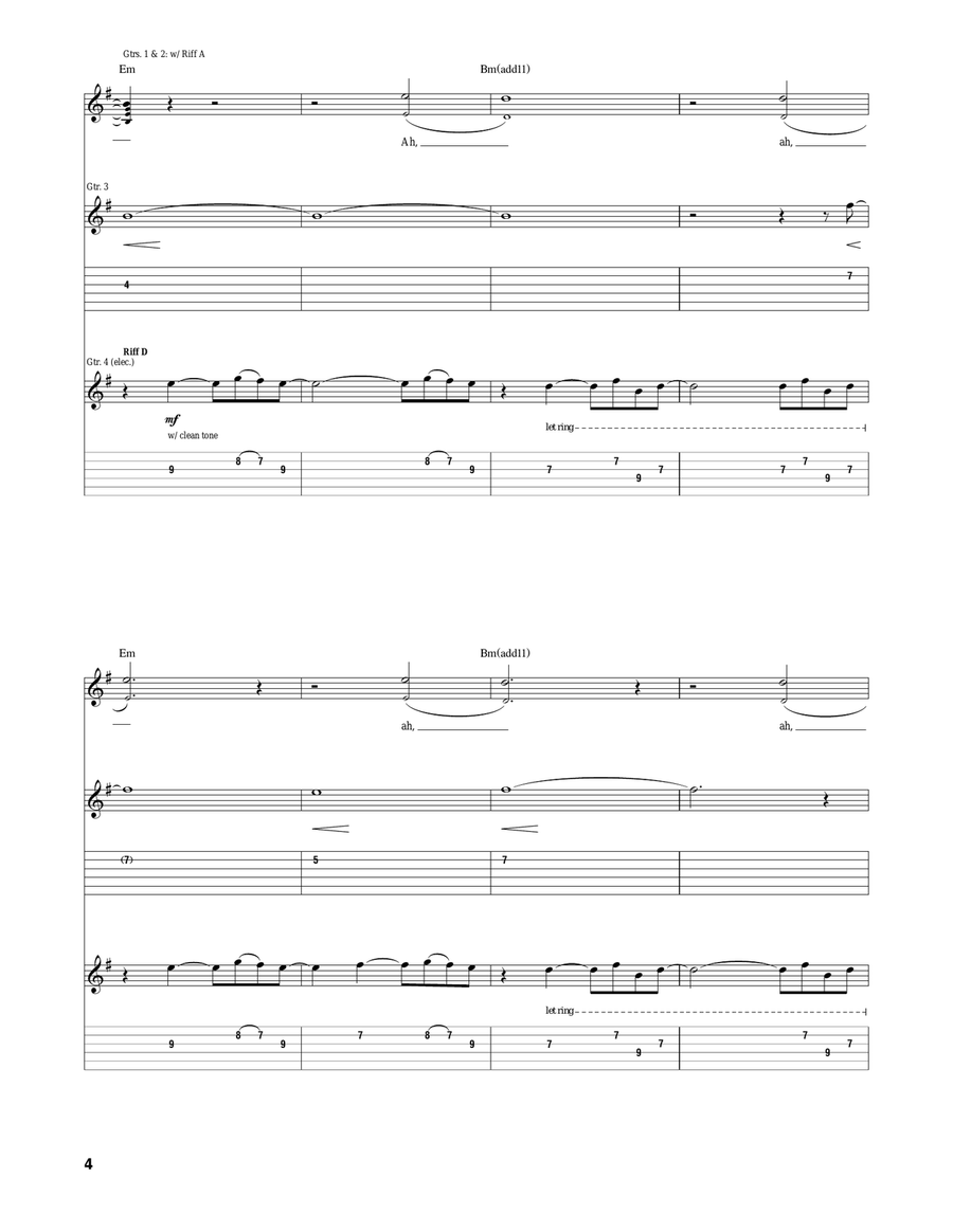 The Sparrow The Sparrow Acoustic Guitar scores gallery preview page 4