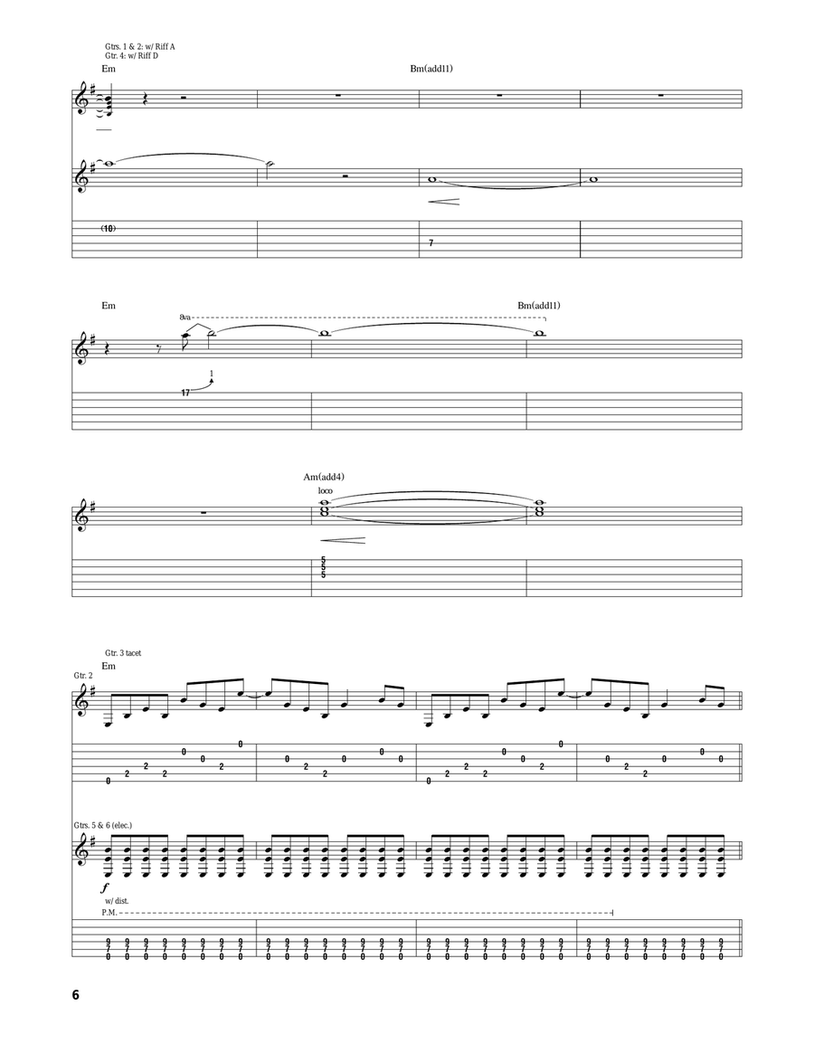 The Sparrow The Sparrow Acoustic Guitar scores gallery preview page 6