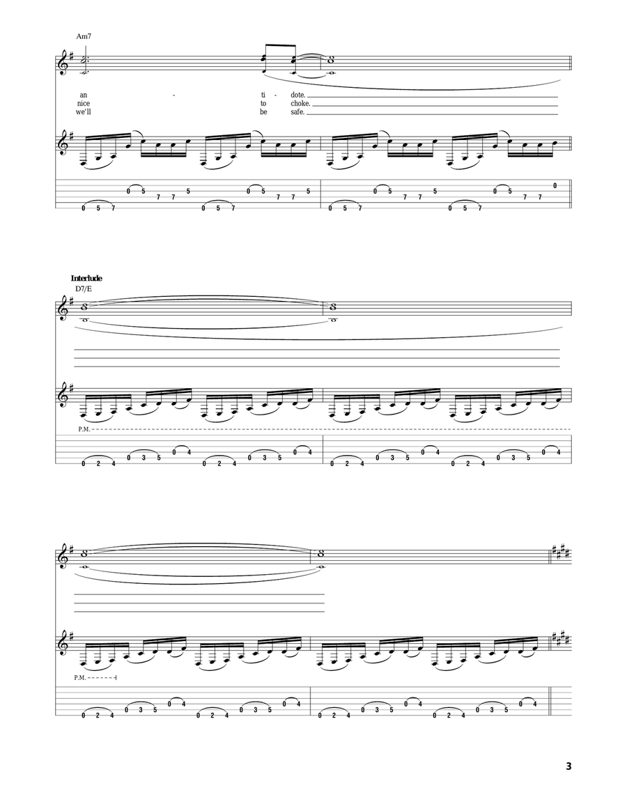 Octopus Has No Friends Octopus Has No Friends Acoustic Guitar scores gallery preview page 3
