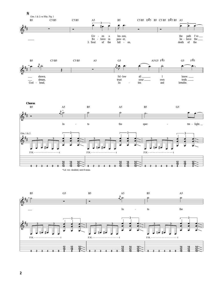Spectrelight Spectrelight Acoustic Guitar scores gallery preview page 2