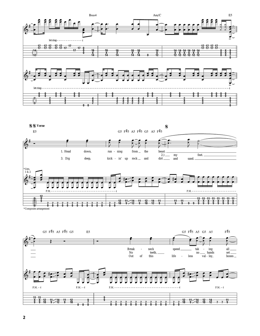 Dry Bone Valley Dry Bone Valley Acoustic Guitar scores gallery preview page 2