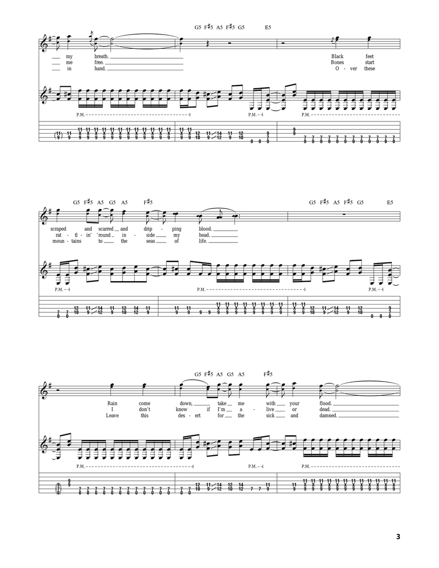 Dry Bone Valley Dry Bone Valley Acoustic Guitar scores gallery preview page 3