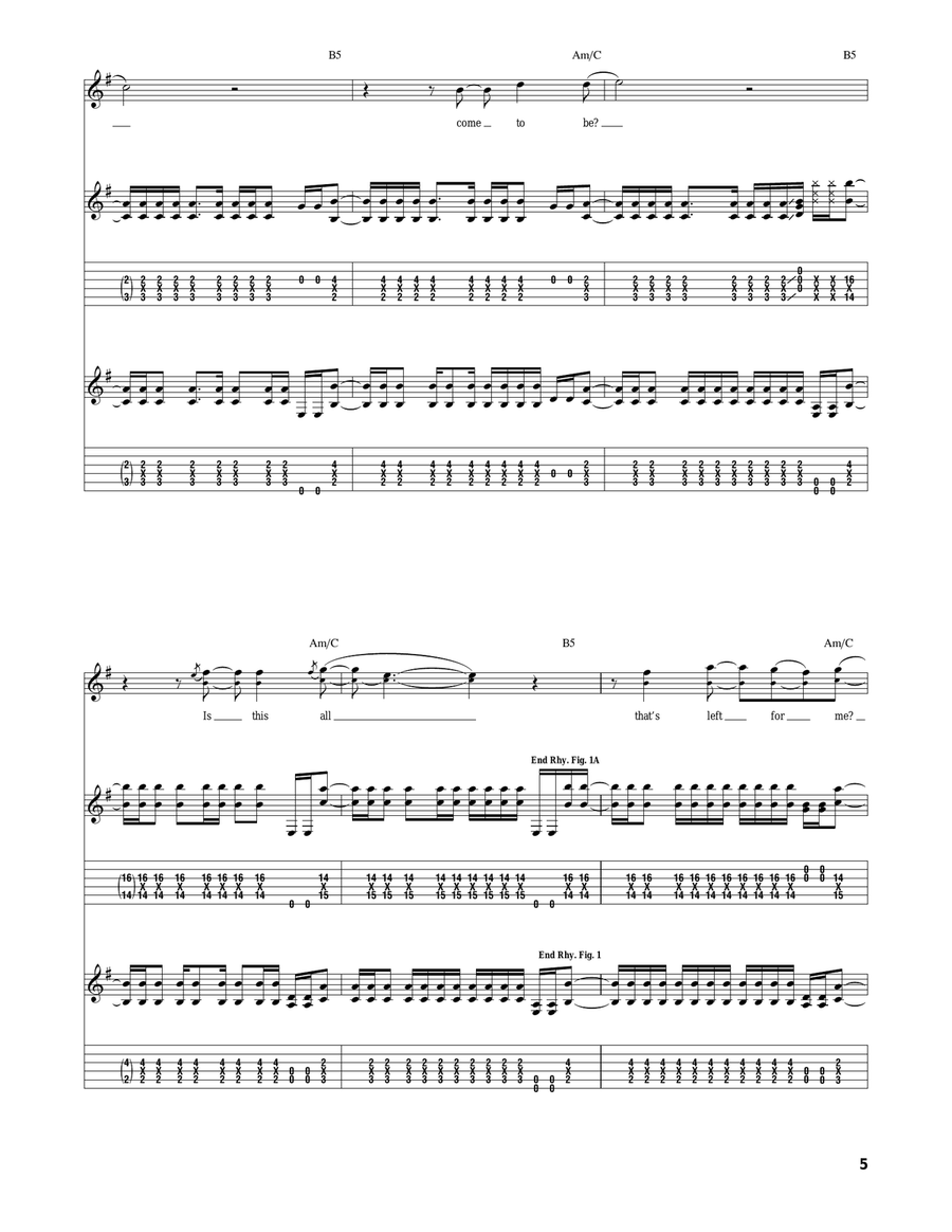 Dry Bone Valley Dry Bone Valley Acoustic Guitar scores gallery preview page 5