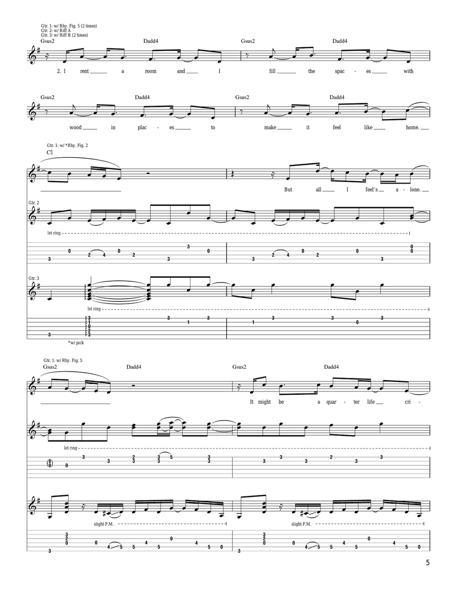 Why Georgia Why Georgia Acoustic Guitar scores gallery preview page 5