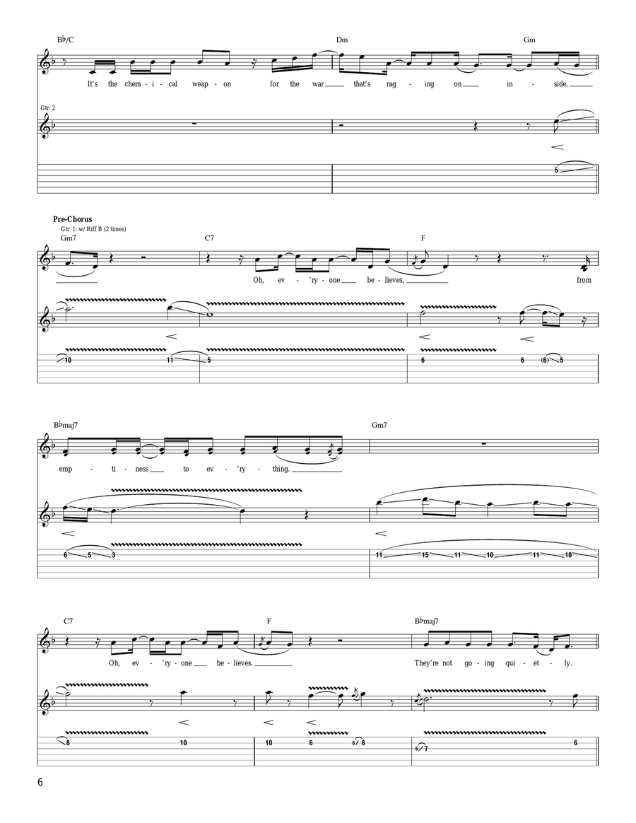 Belief Belief Acoustic Guitar scores gallery preview page 6