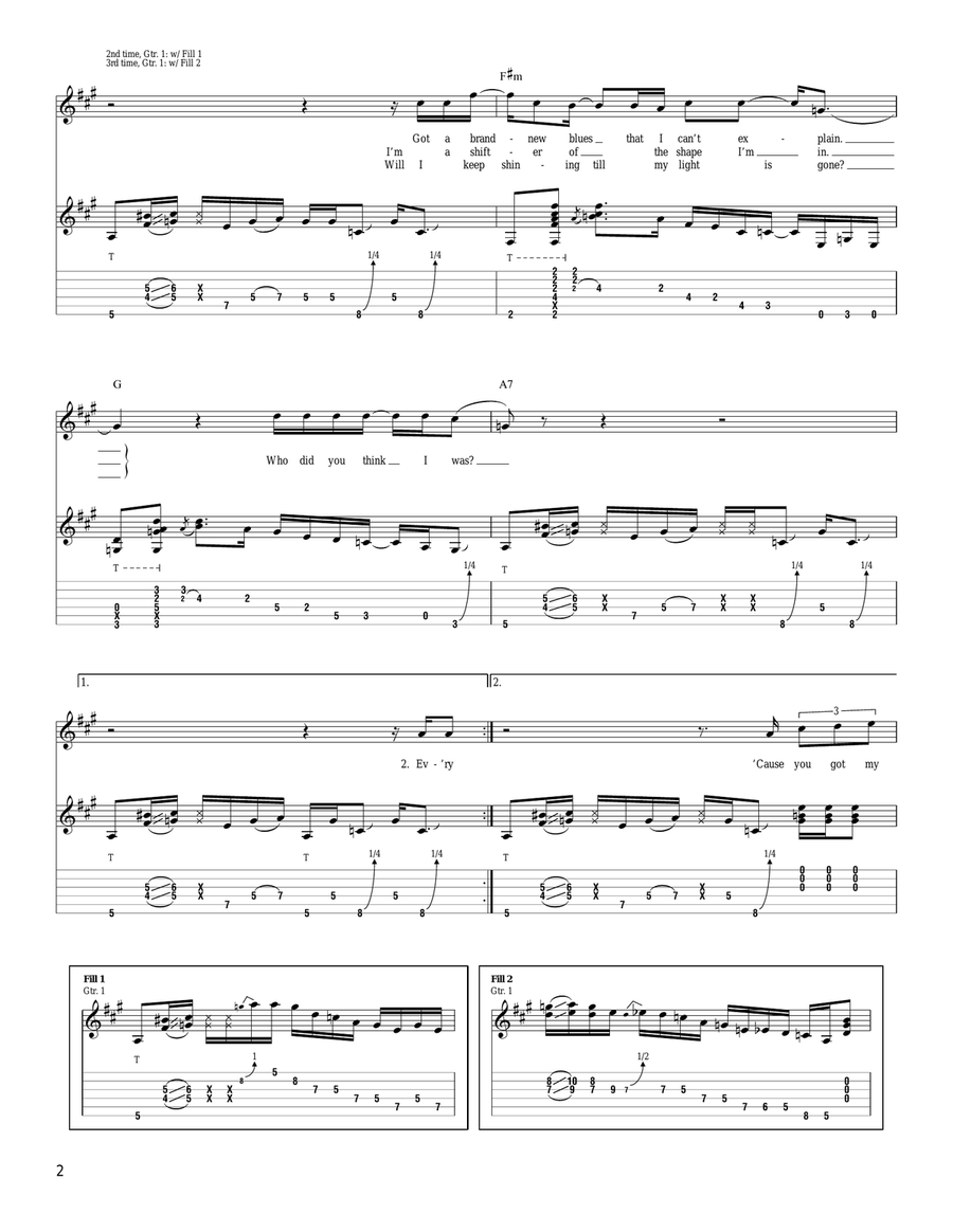 Who Did You Think I Was Who Did You Think I Was Acoustic Guitar scores gallery preview page 2