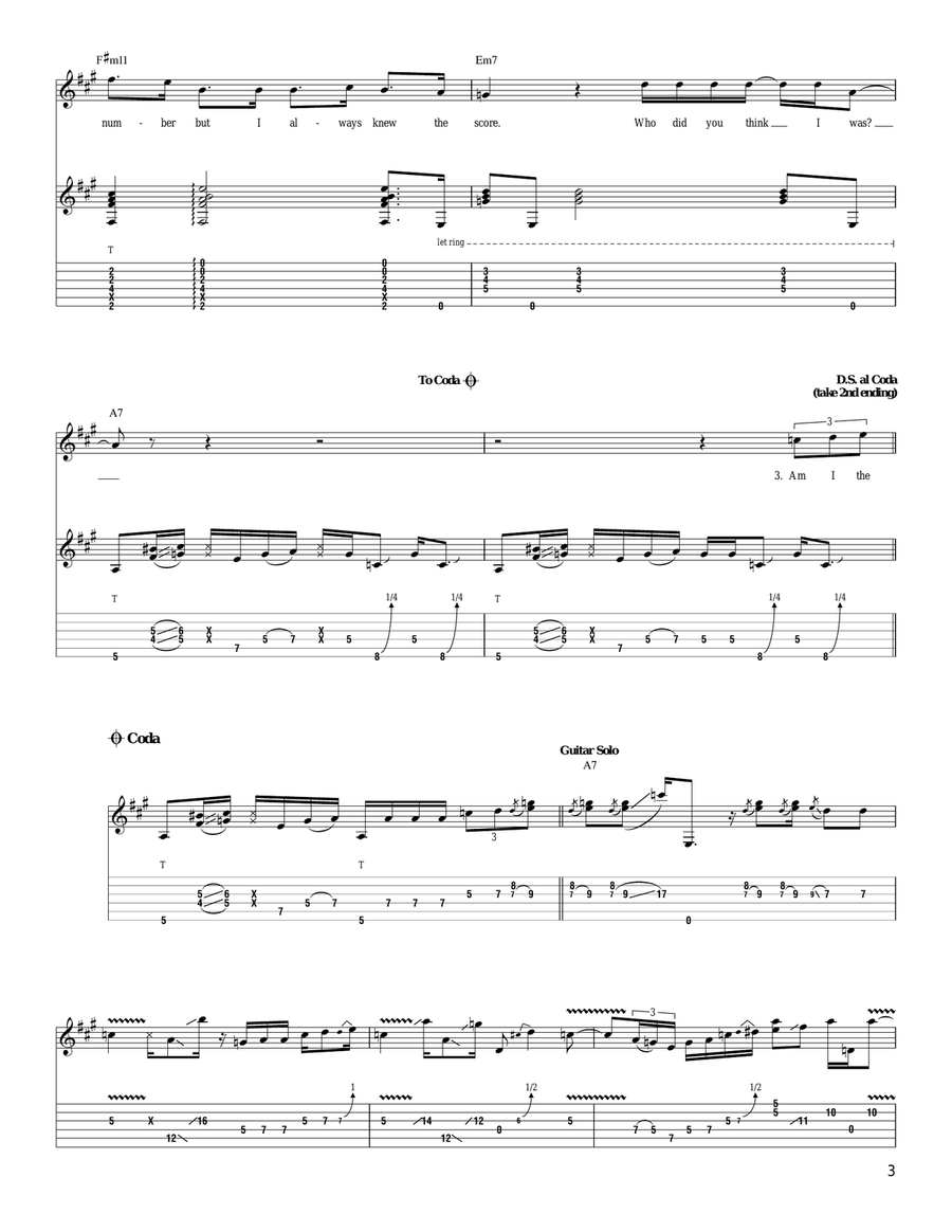 Who Did You Think I Was Who Did You Think I Was Acoustic Guitar scores gallery preview page 3