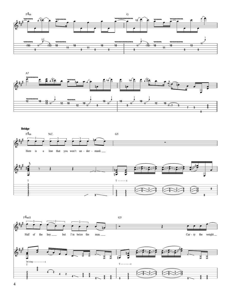 Who Did You Think I Was Who Did You Think I Was Acoustic Guitar scores gallery preview page 4