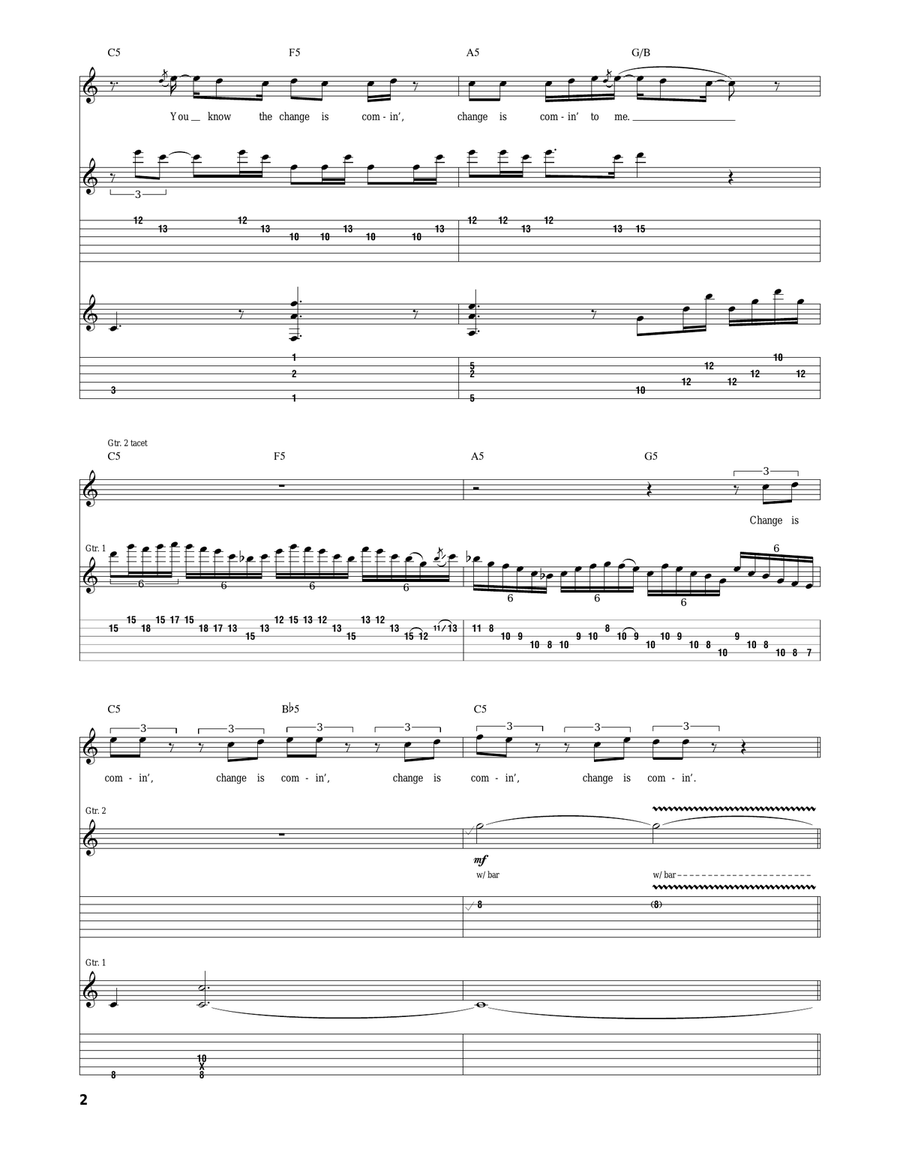 Change (Revisited) Acoustic Guitar scores gallery preview page 2