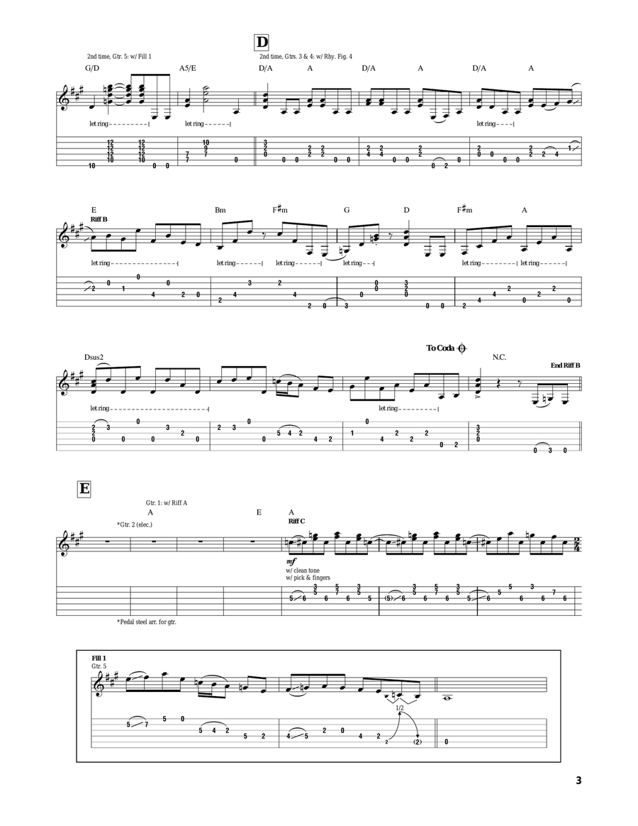 On The Way On The Way Acoustic Guitar scores gallery preview page 3