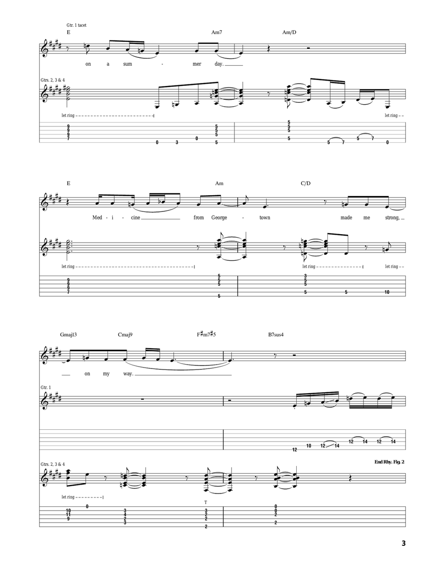 Austin Austin Acoustic Guitar scores gallery preview page 3