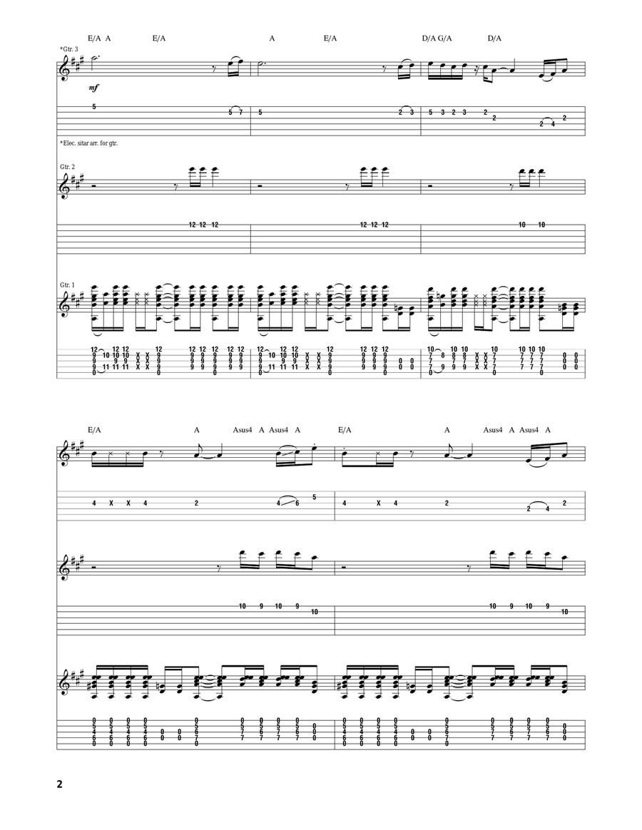 Sister Moonshine Sister Moonshine Acoustic Guitar scores gallery preview page 2