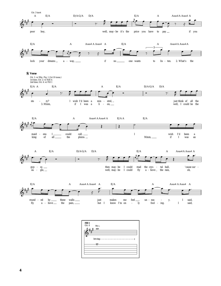 Sister Moonshine Sister Moonshine Acoustic Guitar scores gallery preview page 4