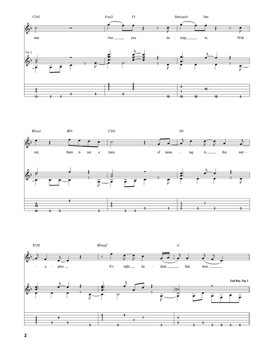 Arithmetic Acoustic Guitar scores gallery preview page 2