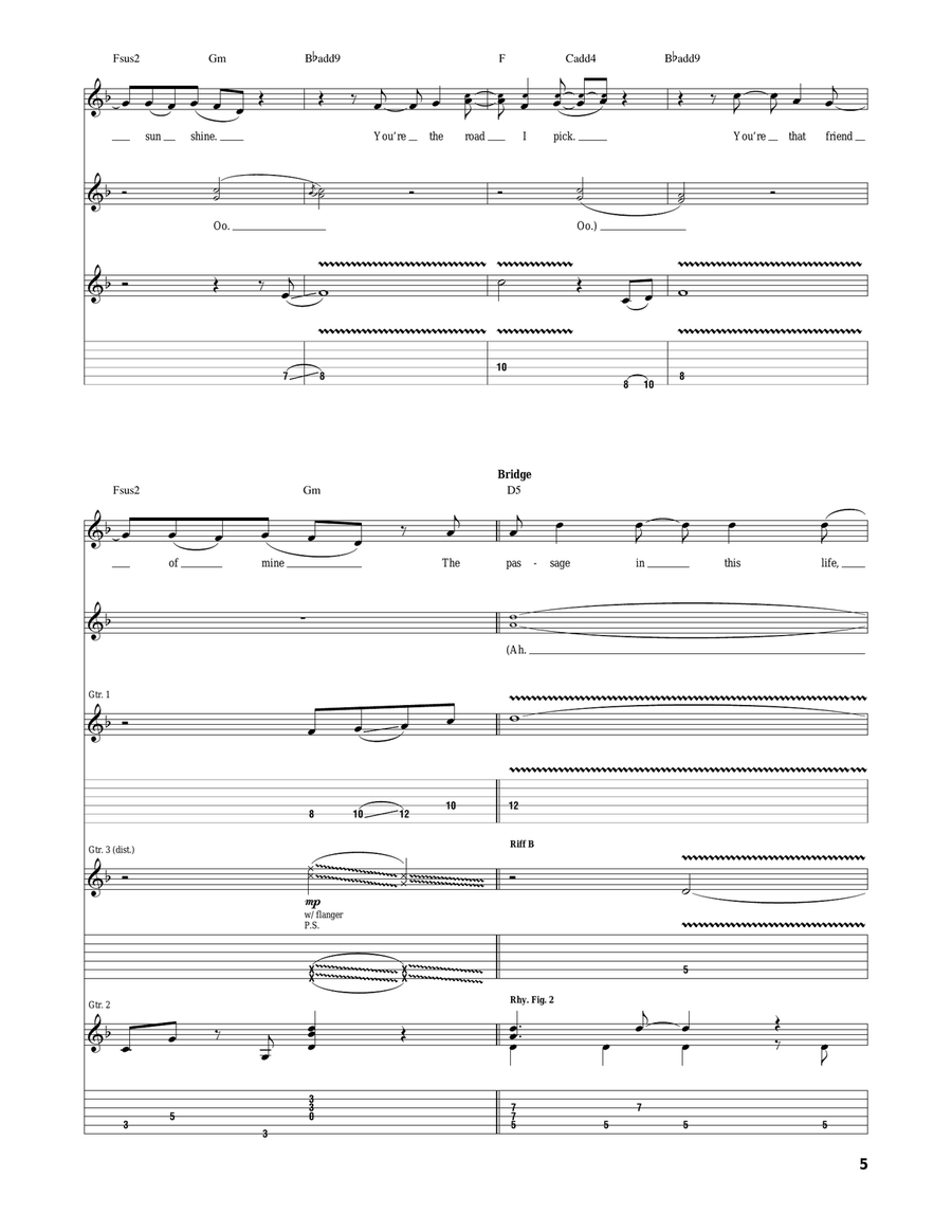 Arithmetic Acoustic Guitar scores gallery preview page 5