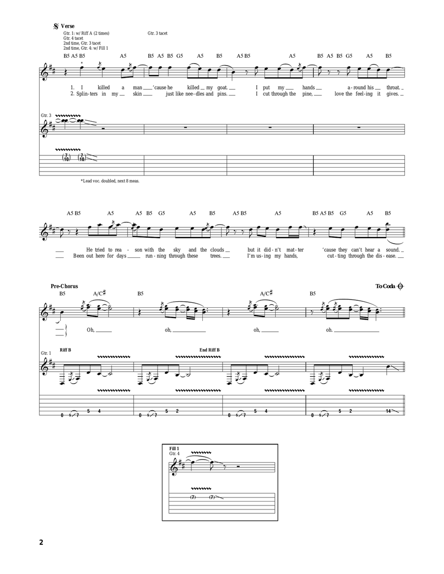 Curl Of The Burl Curl Of The Burl Acoustic Guitar scores gallery preview page 2