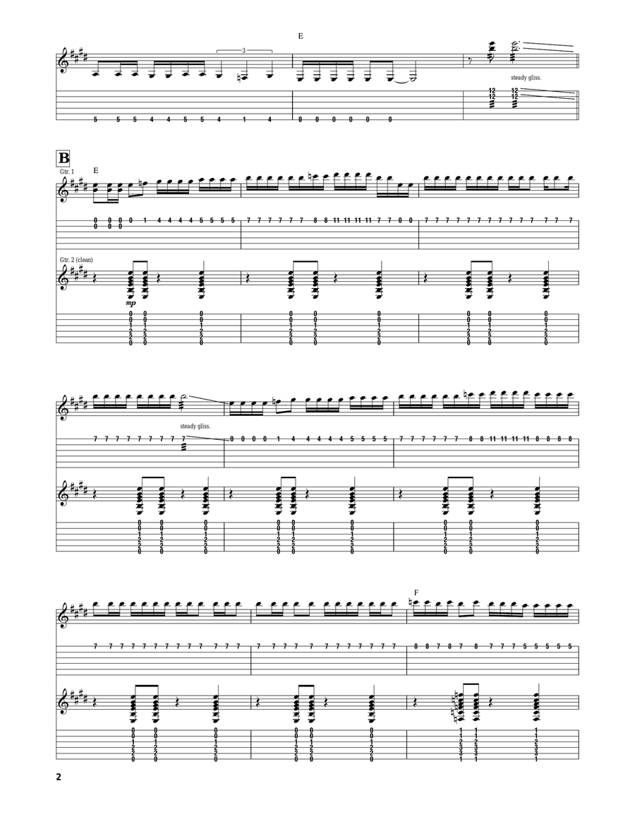 Misirlou Misirlou Acoustic Guitar scores gallery preview page 2