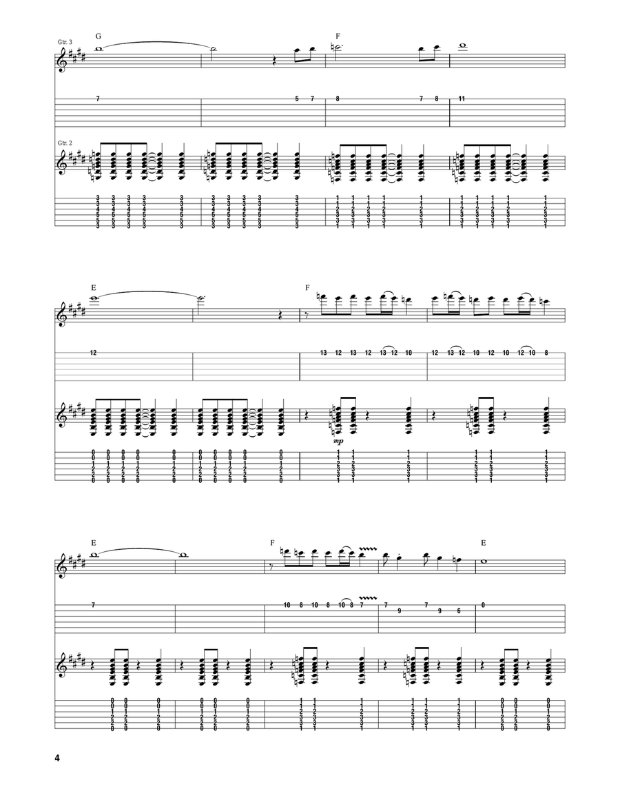 Misirlou Misirlou Acoustic Guitar scores gallery preview page 4