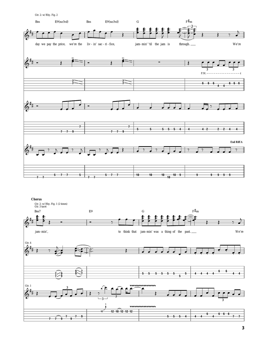 Jamming Jamming Acoustic Guitar scores gallery preview page 3