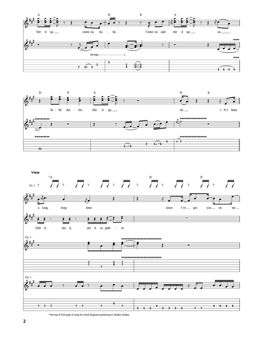 Stir It Up Stir It Up Acoustic Guitar scores gallery preview page 2
