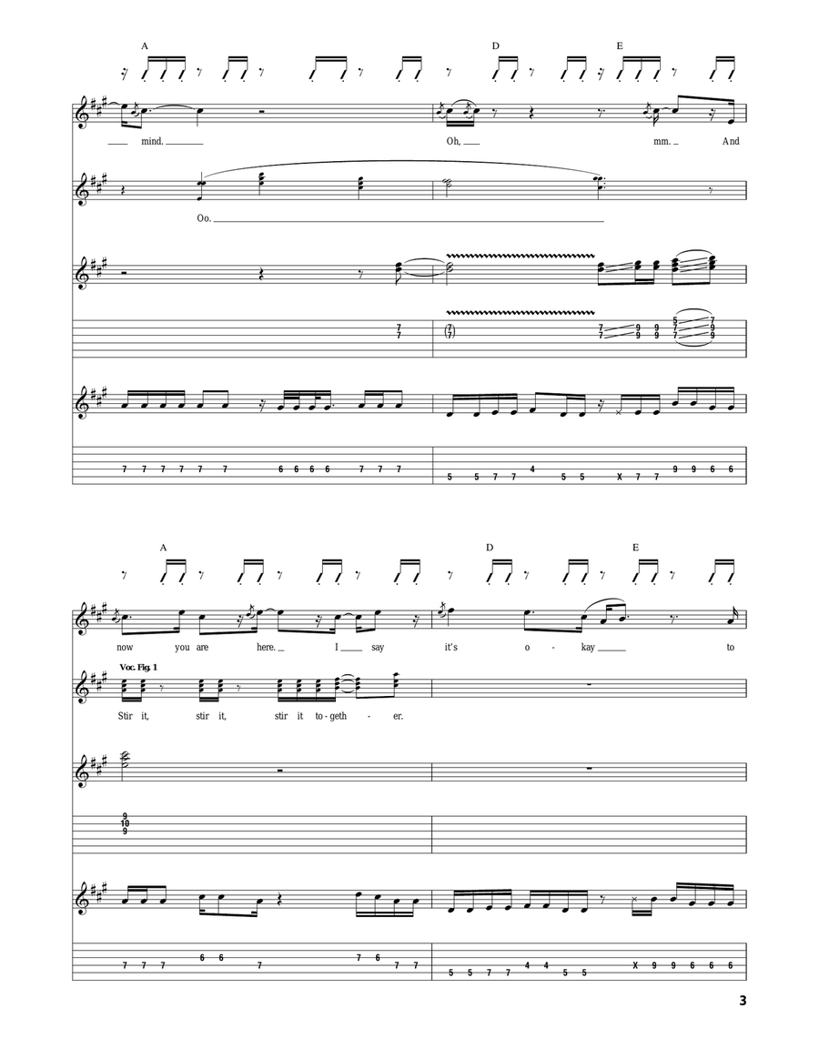 Stir It Up Stir It Up Acoustic Guitar scores gallery preview page 3