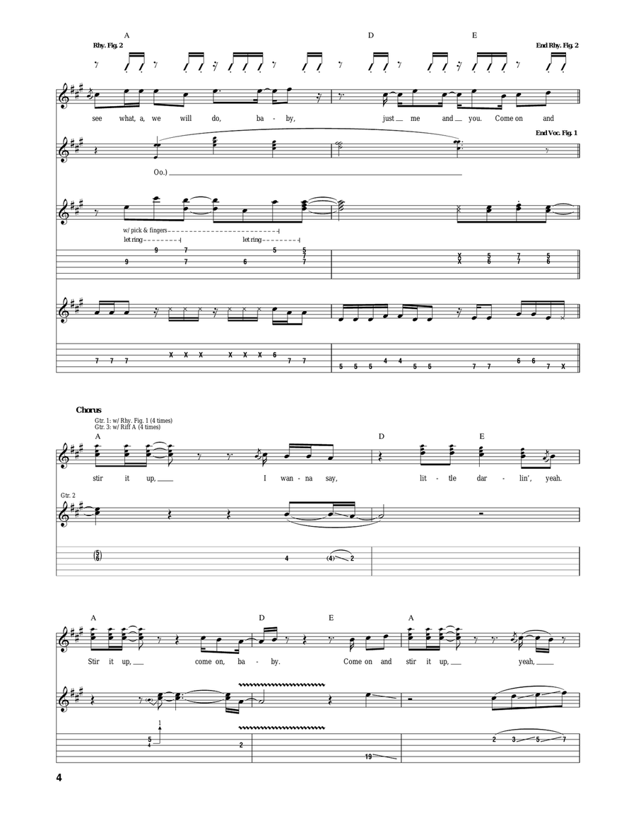 Stir It Up Stir It Up Acoustic Guitar scores gallery preview page 4