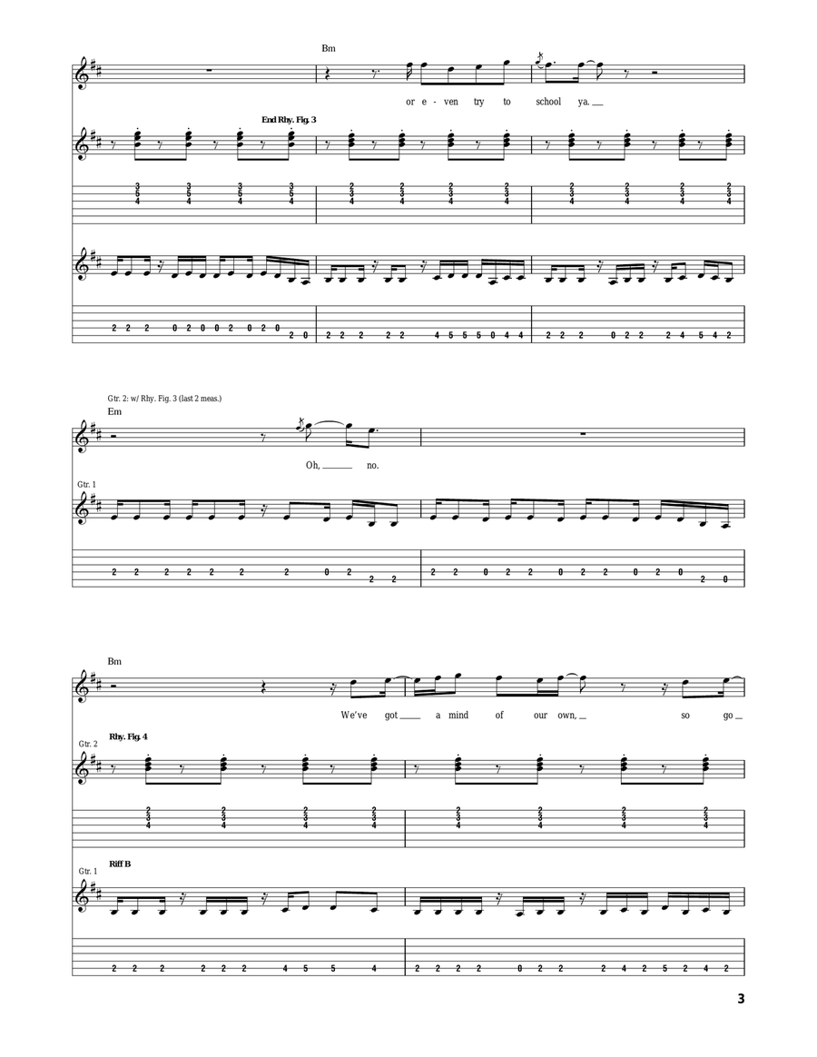 Could You Be Loved Could You Be Loved Acoustic Guitar scores gallery preview page 3