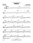 Vehicle - Eb Solo Sheet