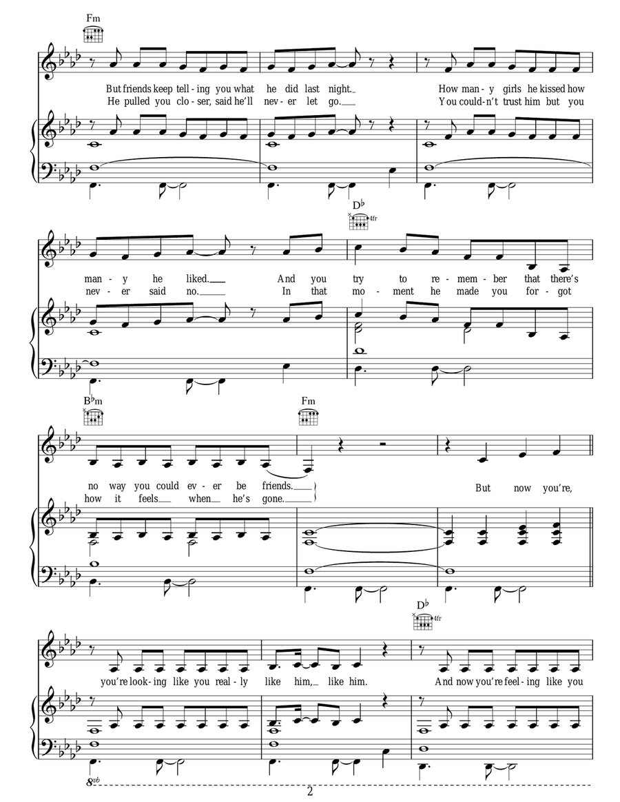 Daddy Daddy Guitar scores gallery preview page 2