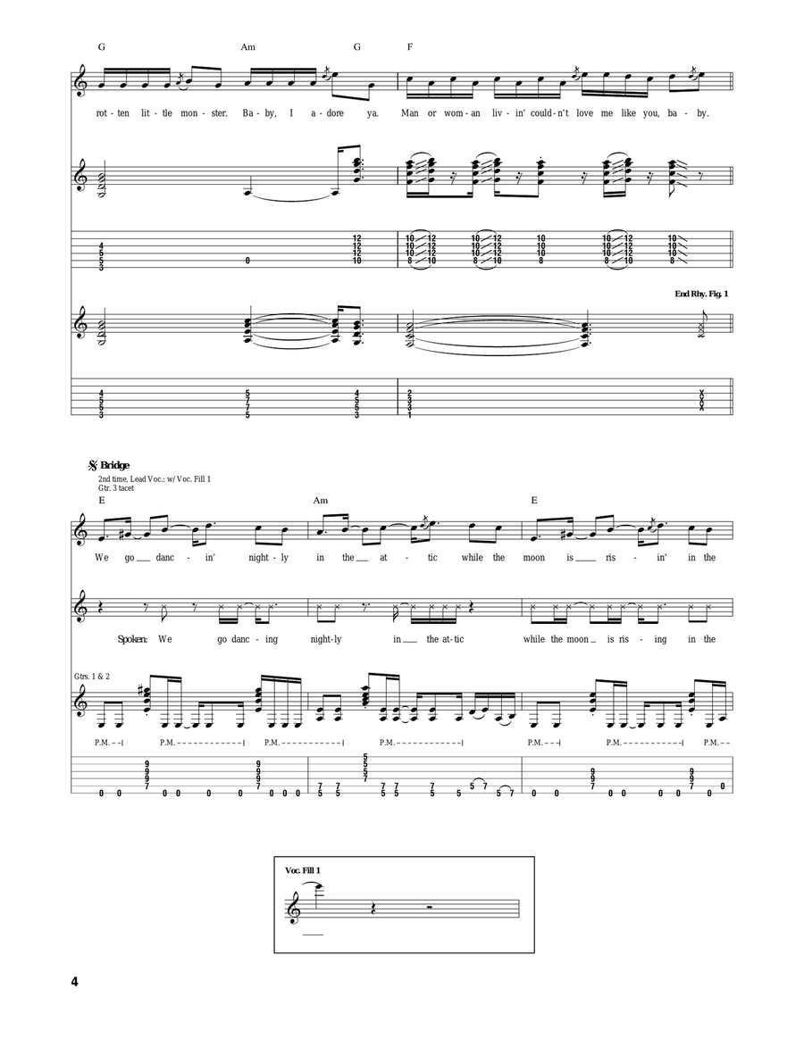 Billion Dollar Babies Billion Dollar Babies Acoustic Guitar scores gallery preview page 4