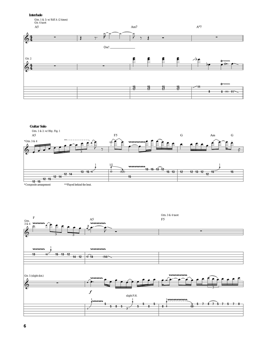Billion Dollar Babies Billion Dollar Babies Acoustic Guitar scores gallery preview page 6