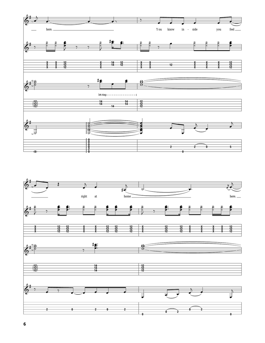 Welcome To My Nightmare Welcome To My Nightmare Acoustic Guitar scores gallery preview page 6