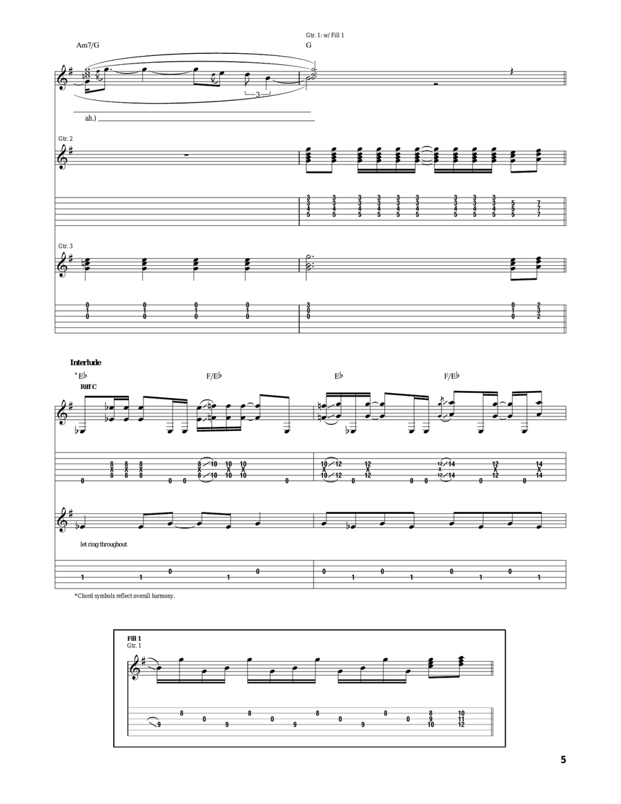 Only Women Bleed Only Women Bleed Acoustic Guitar scores gallery preview page 5