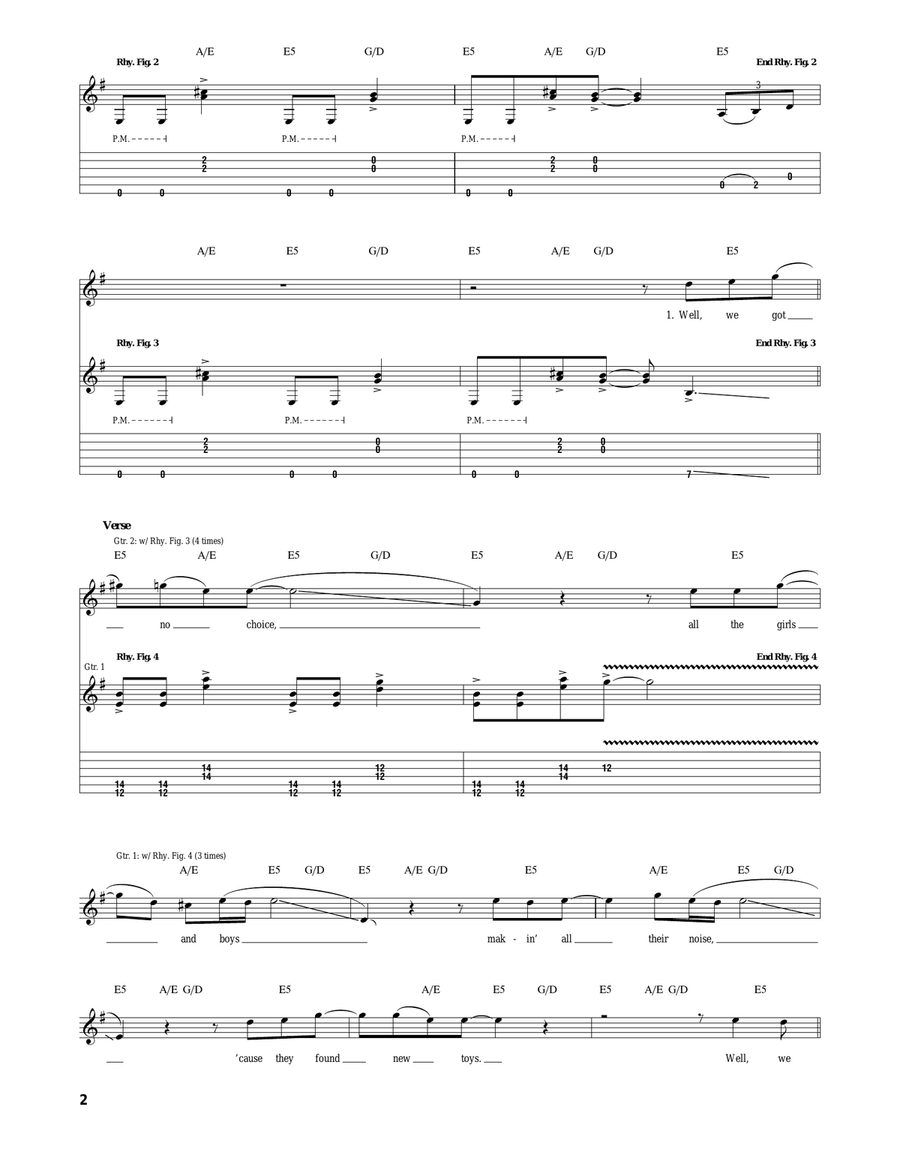 School's Out School's Out Acoustic Guitar scores gallery preview page 2