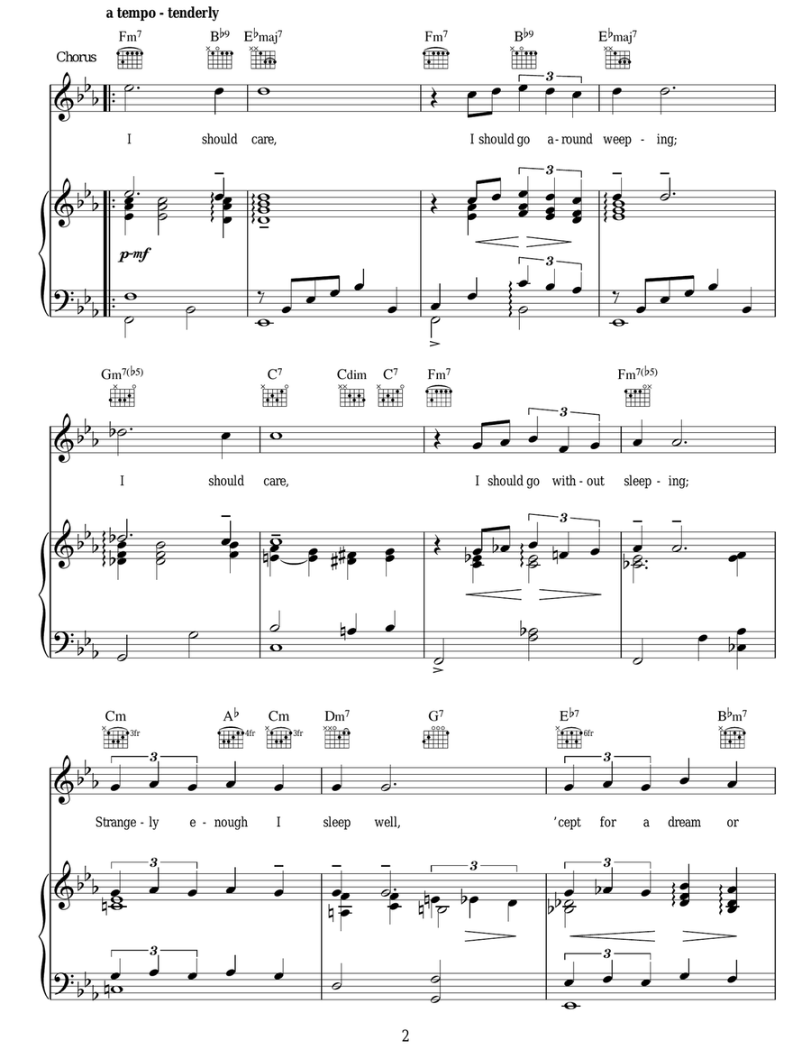 I Should Care I Should Care Guitar scores gallery preview page 2