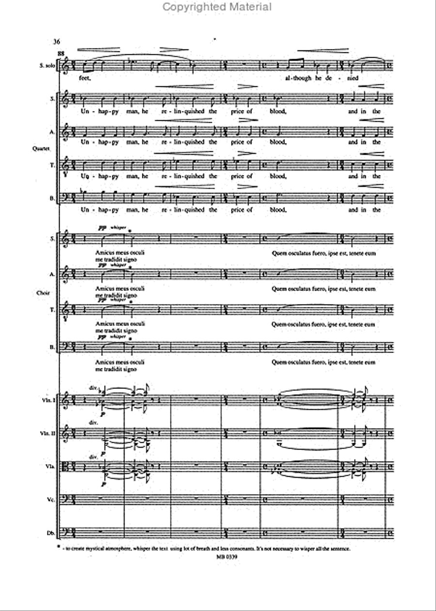 Passion and Resurrection (Full Score) 4-Part scores gallery preview page 4
