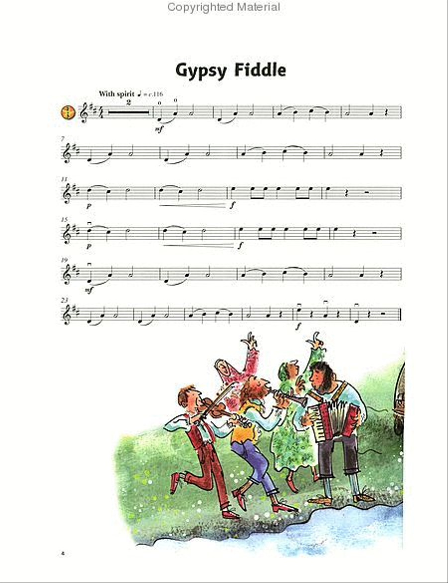 Violin Star 2, Student's book, with audio Violin Solo scores gallery preview page 2