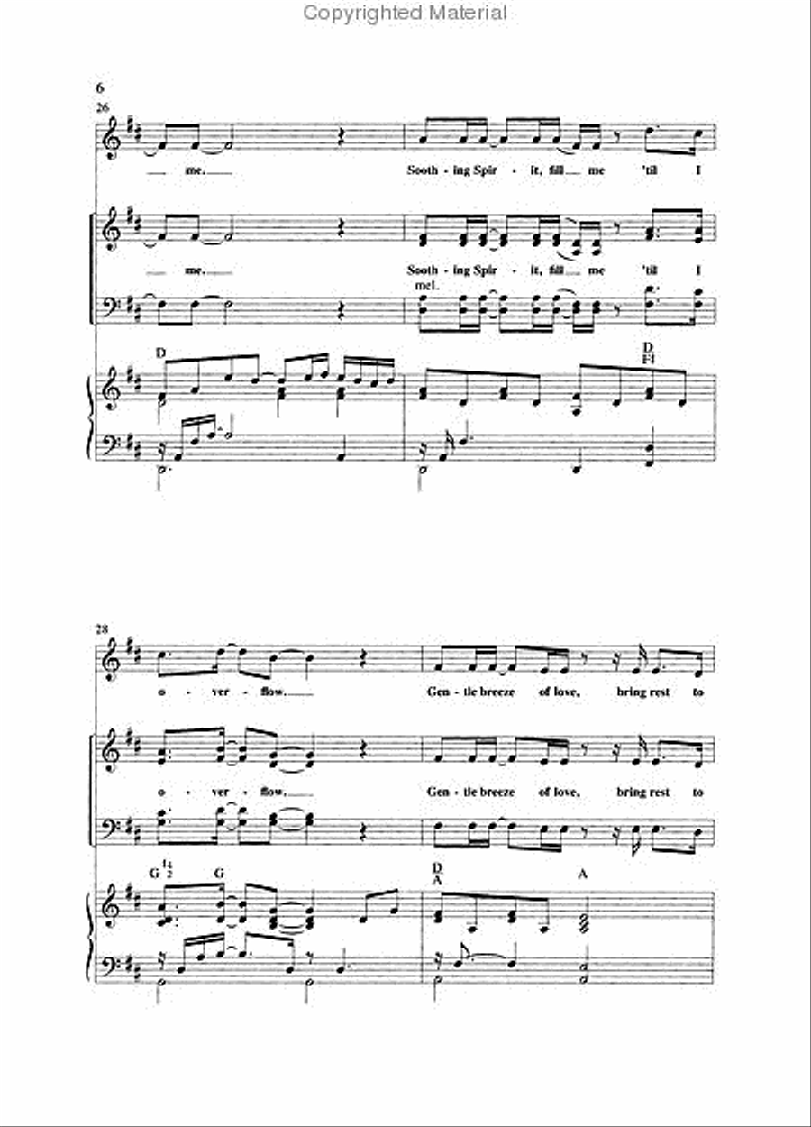 Gentle Breeze (Anthem) 4-Part scores gallery preview page 3