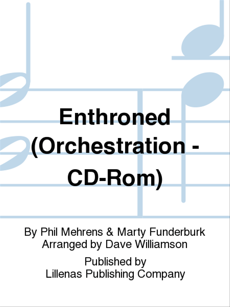 Enthroned (Orchestration - CD-Rom) 4-Part scores gallery preview page 1