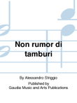 Non rumor di tamburi